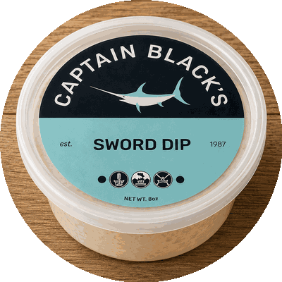 Swordfish Fish Dip in an 8 oz jar